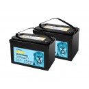Products: 12V 12.8V 110Ah Lithium Battery LiFePO4 Battery with BMS Bluetooth CATL Cells X2