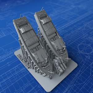 1/350 Royal Navy 30ft Fast Motor Boats x2