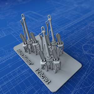 1/350 Royal Navy Wasteney Smith 128cwt Anchors x3 & (HMS Dreadnought)