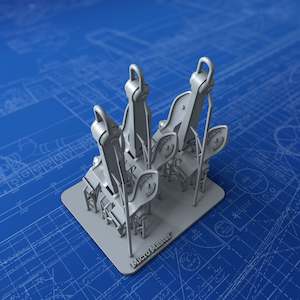 Royal Navy Anchors: 1/144 Royal Navy Byers Stockless 180cwt Anchors (KGV Class Battleships) x3