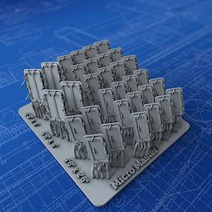 1/350 Royal Navy HMS Dreadnought Water Tight Doors x32