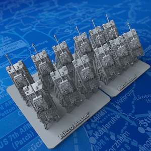 1/600 Scale WW2 German Panzerkampfwagen V Panther Ausf. A Tanks x12