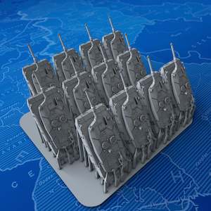 1/600 Scale Modern German Leopard 2 Revolution Main Battle Tanks x12