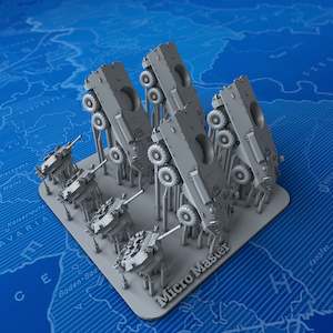 1/400 Scale Modern Canadian Military Cougar AVGP x4