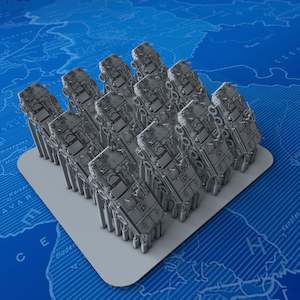 1/700 Scale Modern US M1126 Stryker ICV x12