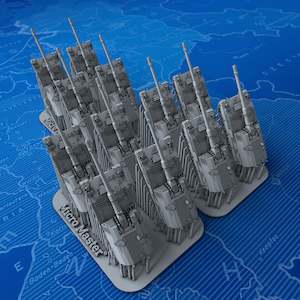 1/600 Scale Modern German Panzerhaubitze 2000 Self-Propelled x12