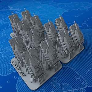 1/600 Scale Modern Israeli Merkava IV Main Battle Tanks x12