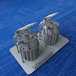 Royal Fire Control: 1/350 Royal Navy Rangefinder Director MKV** (Type 285 Mod 1) x2