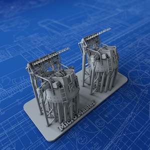 1/350 Royal Navy Rangefinder Director MKIIIW (Flush Windshield, Type 285 Mod.4) x2