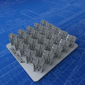 1/400 Royal Navy 40mm Bofors Ready Use Lockers x25