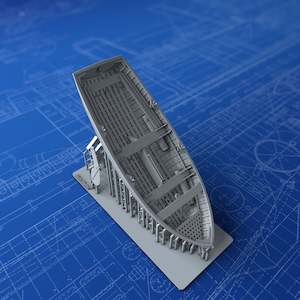 1/72 Royal Navy 16ft Sailing Dinghy (Drifter Type)