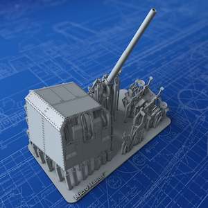 1/144 German Kriegsmarine 12.7cm/45 (5") SK C/34 x1