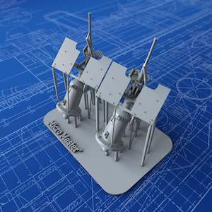 1/150 US Navy 20mm Oerlikon MK 2 / MK 4 (45º Elevation) x2