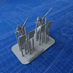 1/150 US Navy 20mm Oerlikon MK 2 / MK 4 (Not in Use, Square Shield) x2