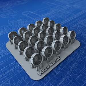 1/700 Royal Navy 20mm Oerlikon Tubs (Zarebas) x25