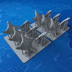 1/1000 Avengers Quinjet (In-flight mode) x12