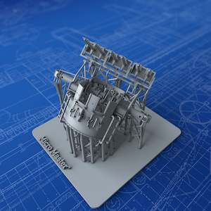 Tribal Class Destroyers: 1/200 Royal Navy Rangefinder Director MKIIIW (Tribal Class, Flush Windshield Version)