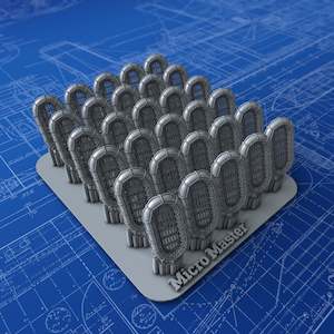 Carley Floats: 1/450 Royal Navy 10ft x 5ft (Type No. 20) Carley Floats x30