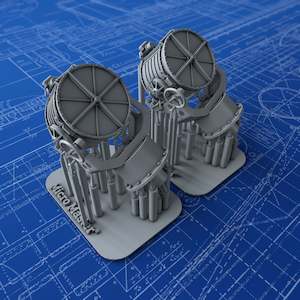1/150 Royal Navy 44" Searchlights x2