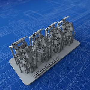 1 700 Scale: 1/700 Royal Navy L & M Class Destroyer H.A/L.A MKIV DCT's x4