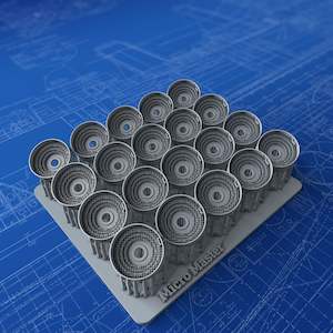 1/500 Royal Navy 20mm Oerlikon Tubs (Zarebas) x20