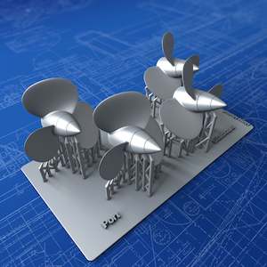 Royal Allied Navies: 1/200 Royal Navy Admiral Class (HMS Hood) Propellers x4