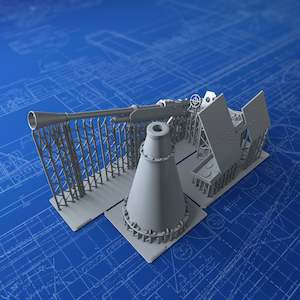 Royal Allied Navies: 1/24 Royal Navy Rolls Royce 2-pdr/50 4cm (1.75") MKXIV x1