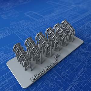 1/700 Royal Navy Depth Charge Rails x6 (Tribal Class, 8 Charge Version)