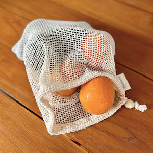 Products: ORGANIC COTTON PRODUCE BAG (1 per $30 spent)