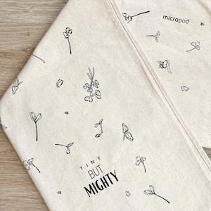 Products: "Tiny But Mighty" Microgreens Tea Towel