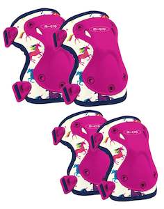 All Helmets Safety Gear: Micro Kids Knee Elbow Pads Pattern