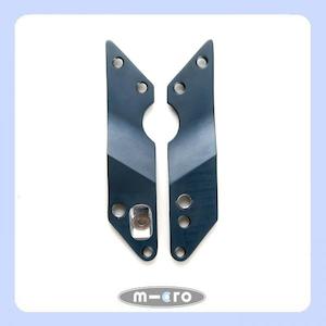 All Scooter Spare Parts: Holder Plates Left & Right Speed Pattern - Black