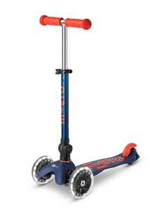 All Scooters: Mini Micro Deluxe LED Foldable 3 Wheel Scooter