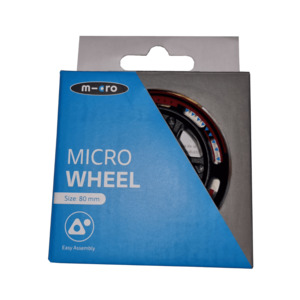 Mini2go Deluxe Spare Parts: 80mm Rear Wheel incl Bearings