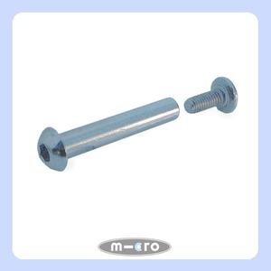 Micro Flex Blue Scooter Spare Parts: Axle 55mm Back