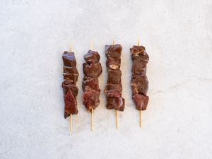 Angus Beef Kebabs with Pepper & Me 'Rock Out With Your Wok Out'