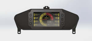 Instrument Cluster Mounts: Nissan S14 Silvia Digital Cluster Mount