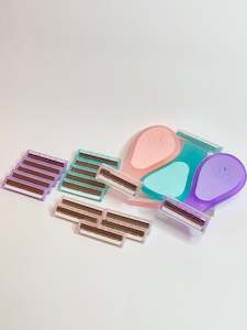 Women's Travel Size Manual Body Hair Remover (Stainless Steel Blade)