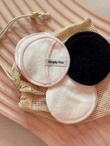 Eco Friendly Natural Reusable Layered Cotton Pads