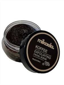 Mikaela Beauty Exclusive Koffee And Green Tea Line: Koffee Exfoliating Facial Scrub