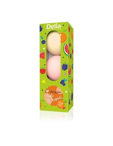 Dairy Fun - 3pc Fizzing Bath Bombs (Orange, Forest Fruit, Watermelon)