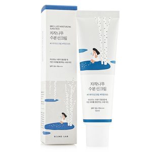 Round Lab Birch Juice Moisturising SPF50+ Broad Spectrum Sun Cream 50ml