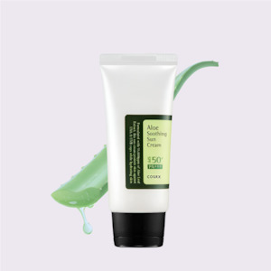 Sunscreens: COSRX Aloe Soothing Sun Cream with SPF50+/PA+++ | 50mL