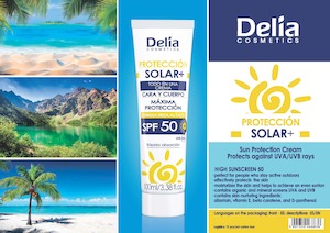 Sun Protection Face & Body Cream - SPF50 UVA/UVB 100ml