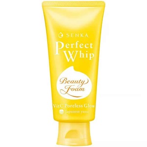 SHISEIDO – Senka Perfect Whip Yuzu Vit C Poreless Glow Face Wash 130g