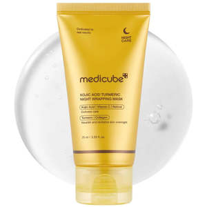 Sheet Masks: Medicube Kojic Acid Turmeric Night Wrapping Mask 75ml
