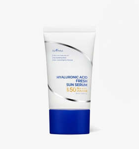 Korean Skincare: Isntree Hyaluronic Acid Fresh Sun Serum SPF50+ PA++++ UVA/UVB 50ml