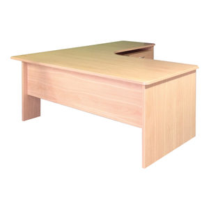 Slab End Office Workstation - Educated Furniture