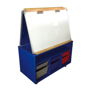 Teacher Station with Magnetic Whiteboards for Classrooms