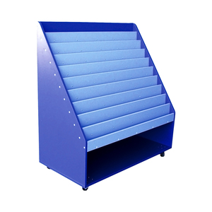 Ten Tiered Book Display Unit for Libraries and Classrooms
